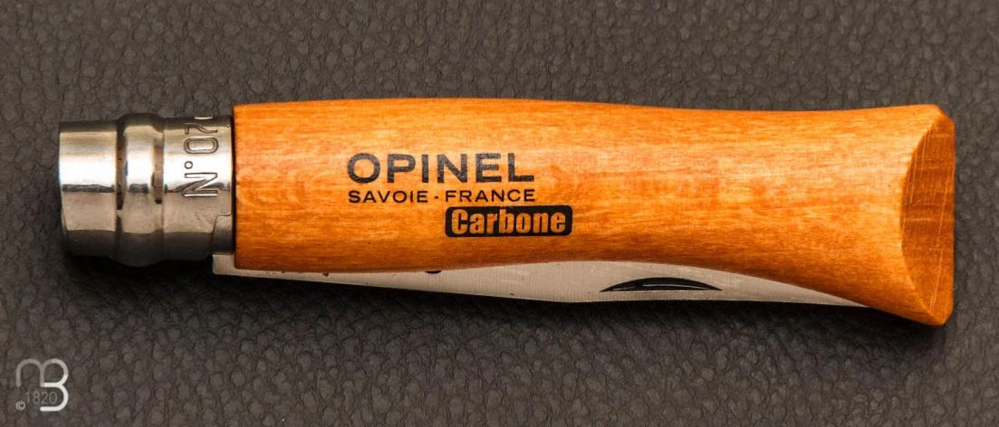 Boîte De 12 Couteaux Opinel N°7 Carbone Hêtre 2 Boîte De 12 Couteaux Opinel N°7 Carbone Hêtre – Image 2