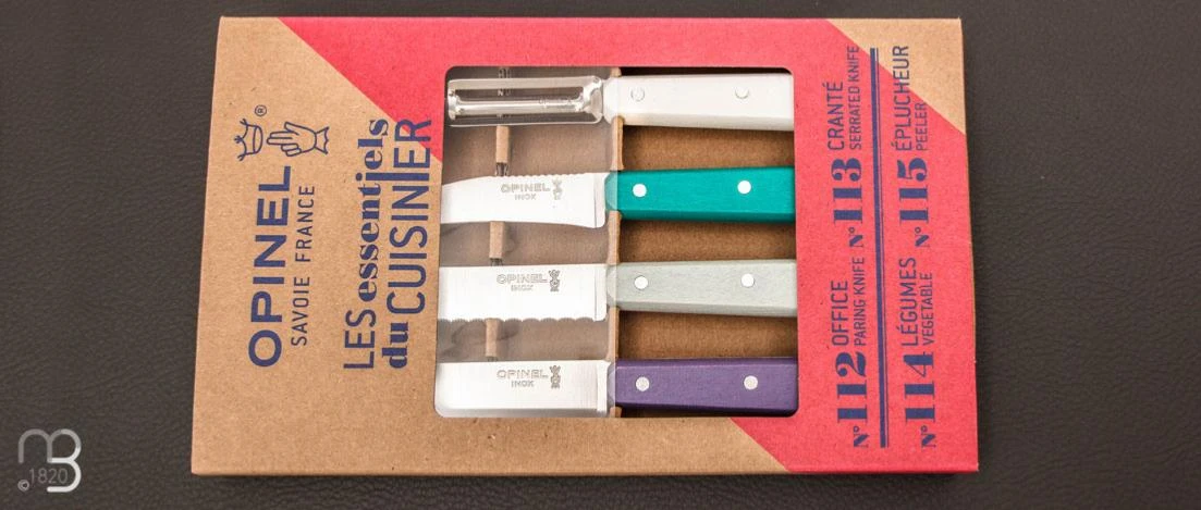Coffret De Couteaux De Cuisine Opinel Les Essentiels Art Deco 1 Coffret De Couteaux De Cuisine Opinel Les Essentiels Art Deco