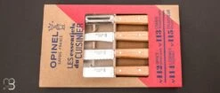 Coffret De Couteaux De Cuisine Opinel Les Essentiels Hêtre Naturel