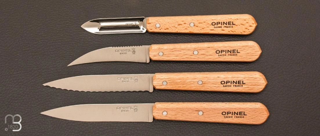 Coffret De Couteaux De Cuisine Opinel Les Essentiels Hêtre Naturel 2 Coffret De Couteaux De Cuisine Opinel Les Essentiels Hêtre Naturel – Image 2