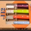Coffret De 4 Couteaux Opinel N°112 Couleurs Acidulées