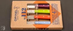 Coffret De 4 Couteaux Opinel N°112 Couleurs Acidulées