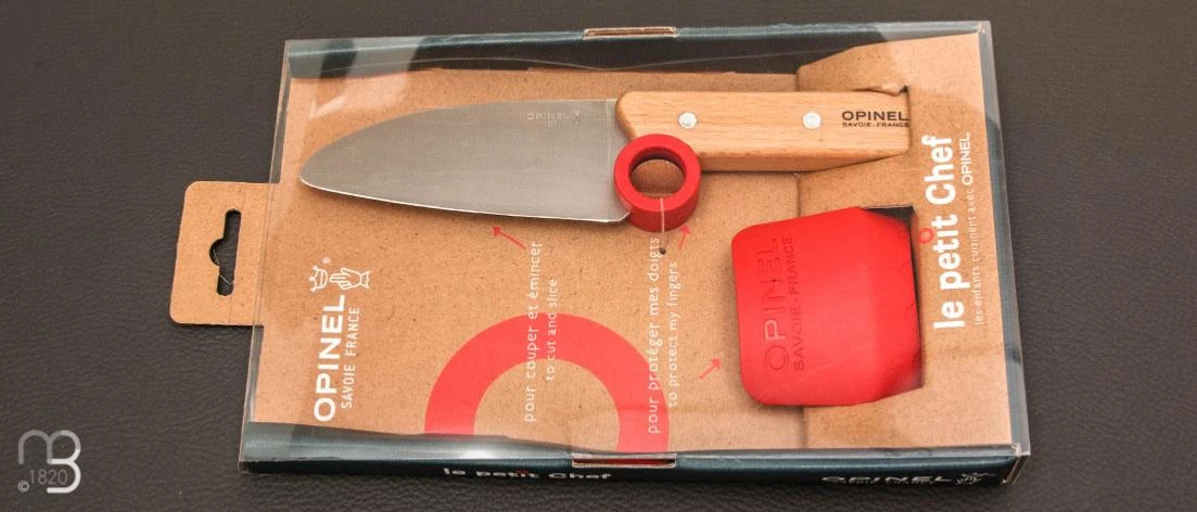 Coffret éminceur Et Protège-doigt "Le Petit Chef" Par Opinel 1 Coffret éminceur Et Protège-doigt "Le Petit Chef" Par Opinel