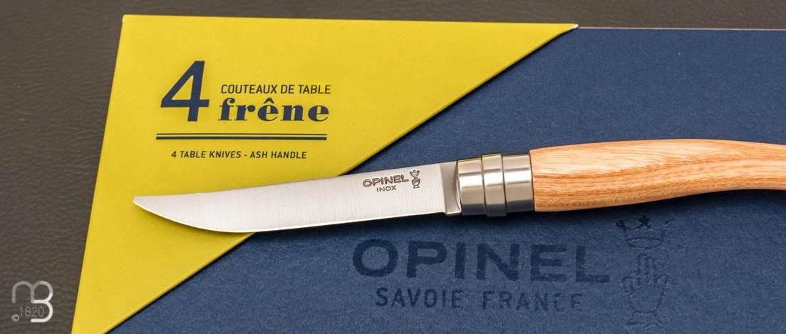 Coffret 4 Couteaux Table Opinel Frêne 2 Coffret 4 Couteaux Table Opinel Frêne – Image 2