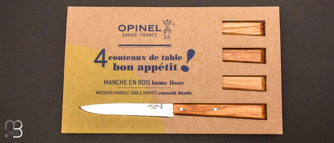 Coffret 4 Couteaux Opinel De Table Esprit Sud 1 Coffret 4 Couteaux Opinel De Table Esprit Sud