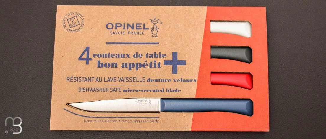 Opinel Coffret 4 Couteaux De Table Bon Appétit+ Primo 1 Opinel Coffret 4 Couteaux De Table Bon Appétit+ Primo