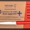 Opinel Coffret 4 Couteaux De Table Bon Appétit + Rouge