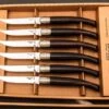 Coffret 6 Couteaux Table Chic Opinel Palissandre