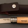 Couteau Opinel N°08 Manche Hêtre + étui - Lame Acier Inoxydable