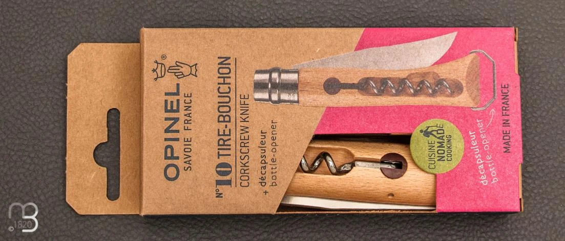 Couteau Opinel N°10 Tire-bouchon Et Décapsuleur - NOUVEAU MODÈLE 4 Couteau Opinel N°10 Tire-bouchon Et Décapsuleur - NOUVEAU MODÈLE – Image 4
