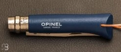 Couteau Opinel N°8 Baroudeur Bleu -Promos Opinel Lame Boutique Couteau Opinel N 8 Baroudeur Bleu 3 zoom
