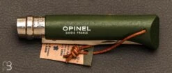 Couteau Opinel N°8 Baroudeur Kaki -Promos Opinel Lame Boutique Couteau Opinel N 8 Baroudeur Kaki 3 zoom