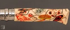 Couteau Opinel N°8 Rommy Gonzalez - Édition BIENNALE THEME NATURE -Promos Opinel Lame Boutique Couteau Opinel N08 Rommy Gonzalez Edition BIENNALE THEME NATURE 3 4 zoom