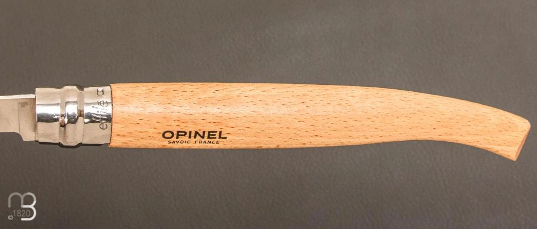 Couteau Opinel Effilé N°15 Inox Hêtre - Nouvelle Version 3 Couteau Opinel Effilé N°15 Inox Hêtre - Nouvelle Version – Image 3