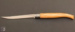 Couteau Opinel Effilé N°15 Inox Olivier - Nouvelle Version