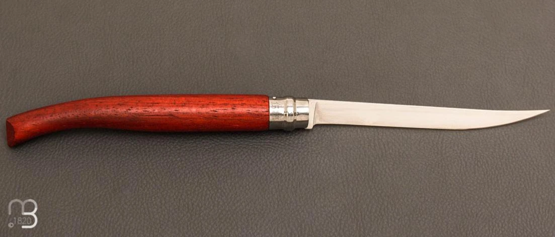 Couteau Opinel Effilé N°15 Inox Padouk - Nouvelle Version 2 Couteau Opinel Effilé N°15 Inox Padouk - Nouvelle Version – Image 2