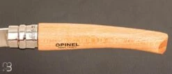 Couteau Opinel Effilé N°8 Inox Hêtre - Nouvelle Version -Promos Opinel Lame Boutique Couteau Opinel effile N 8 inox hetre Nouvelle Version 2 zoom