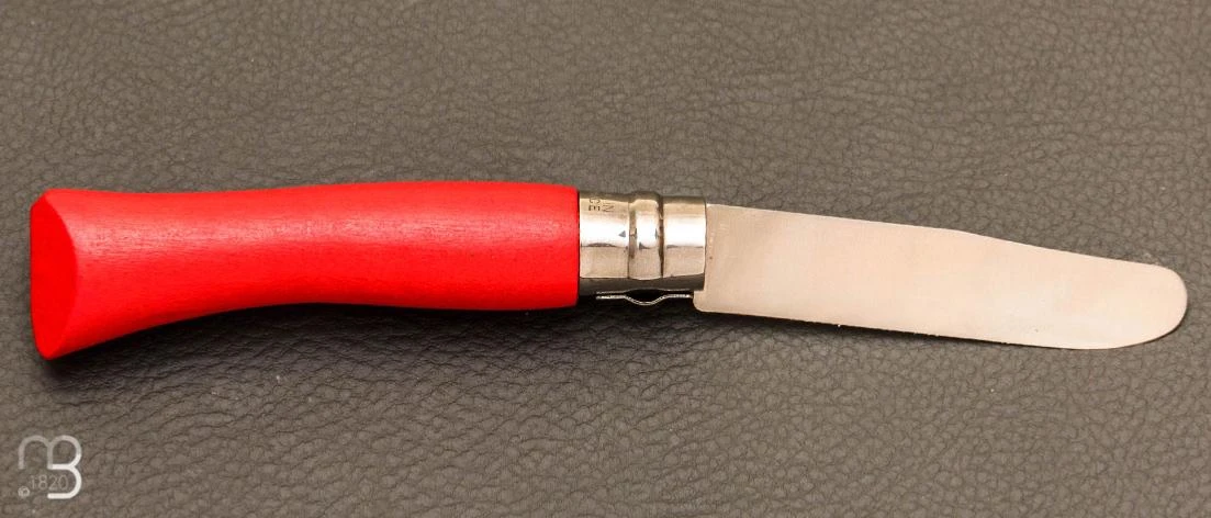 Couteau Opinel Enfant N°7 Inox Hêtre Rouge 2 Couteau Opinel Enfant N°7 Inox Hêtre Rouge – Image 2