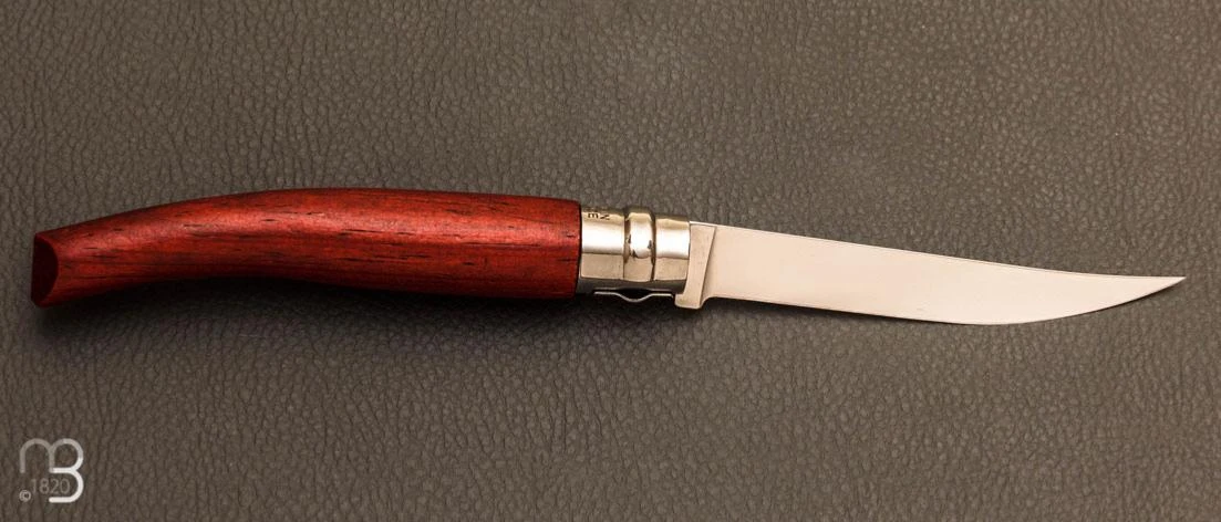 Couteau Opinel N°10 Effilé Lame Inox Manche En Padouk 2 Couteau Opinel N°10 Effilé Lame Inox Manche En Padouk – Image 2