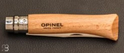Couteau Opinel N°10 Manche Hêtre - Lame Acier Inoxydable -Promos Opinel Lame Boutique Couteau Opinel n 10 inox hetre 3 zoom