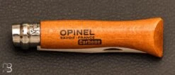 Couteau Opinel N°6 Carbone Hêtre 5 Couteau Opinel N°6 Carbone Hêtre -Promos Opinel Lame Boutique Couteau Opinel n 6 carbone hetre 3 zoom