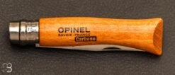 Couteau Opinel N°07 Carbone Hêtre -Promos Opinel Lame Boutique Couteau Opinel n 7 carbone hetre 3 zoom