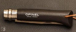 Couteau Opinel N°8 Baroudeur Brun Noir -Promos Opinel Lame Boutique Couteau Opinel n 8 Baroudeur Brun noir 3 zoom