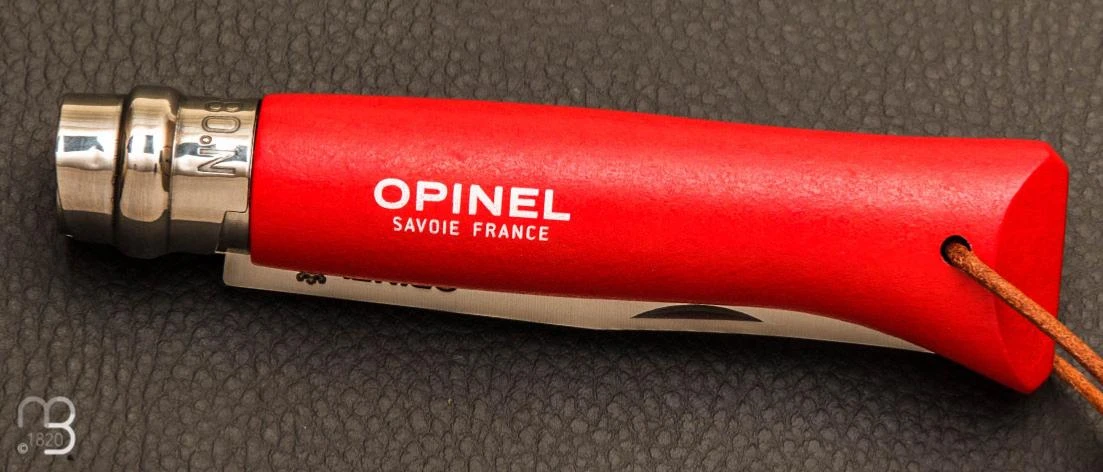 Couteau Opinel N°8 Baroudeur Rouge 3 Couteau Opinel N°8 Baroudeur Rouge – Image 3