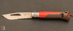 Couteau Opinel N°8 Outdoor Terre/Rouge