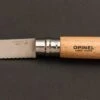 Couteau Opinel N°12 Lame Crantée Inox Hêtre