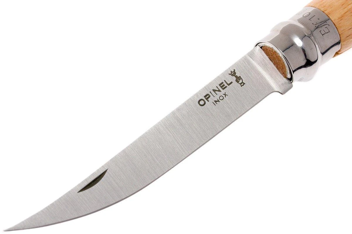 Opinel Slim Line No. 10 Hêtre, Couteau De Poche 3 Opinel Slim Line No. 10 Hêtre, Couteau De Poche – Image 3