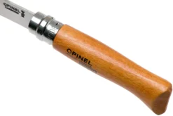Opinel Couteau De Poche No.8 Gamme De Luxe Avec étui En Cuir, Acier Carbone -Promos Opinel Lame Boutique OP000815 05 opinel v202004 scaled