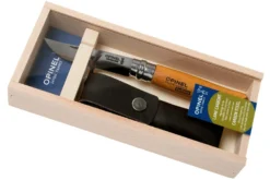 Opinel Couteau De Poche No.8 Gamme De Luxe Avec étui En Cuir, Acier Carbone -Promos Opinel Lame Boutique OP000815 09 opinel v202004 scaled