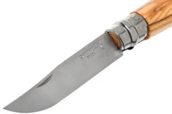Opinel Couteau De Poche No. 8 Gamme De Luxe Avec étui En Cuir, Olivier -Promos Opinel Lame Boutique OP001004 03 opinel v201903 scaled