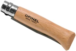 Opinel Couteau De Poche No. 8 Classic, Inox, Avec étui En Cuir, Hêtre -Promos Opinel Lame Boutique OP001089 04 opinel v201903 scaled