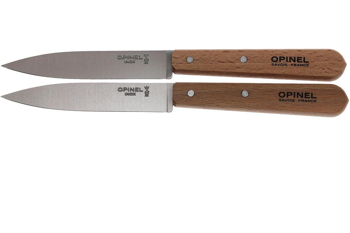 Opinel Set De 2 Couteaux D'office N°112 Naturel, Inoxydable 1 Opinel Set De 2 Couteaux D'office N°112 Naturel, Inoxydable
