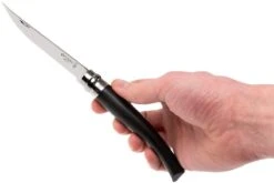 Opinel Couteau De Poche No. 10 Slim Line, Inox, Ebène -Promos Opinel Lame Boutique OP001708 07 opinel op001708 07
