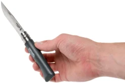 Opinel No. 08RV Noir, Couteau De Poche, Acier Inoxydable, Lame 8,5 Cm -Promos Opinel Lame Boutique OP001982 07 opinel scaled