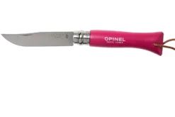 Opinel No. 06 Baroudeur, Couteau De Poche Framboise