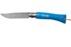 Opinel N°07 Baroudeur, Couteau De Poche Cyan