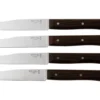 Opinel Facette Dark Ash, Set De 4 Couteaux De Table