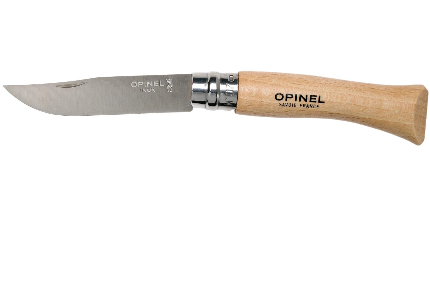 Opinel No. 07RV, Couteau De Poche, Acier Inoxydable, Lame 8 Cm 1 Opinel No. 07RV, Couteau De Poche, Acier Inoxydable, Lame 8 Cm