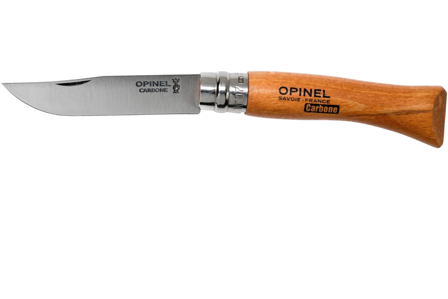 Opinel No. 07, Couteau De Poche, Acier De Carbone, Lame 8 Cm 1 Opinel No. 07, Couteau De Poche, Acier De Carbone, Lame 8 Cm