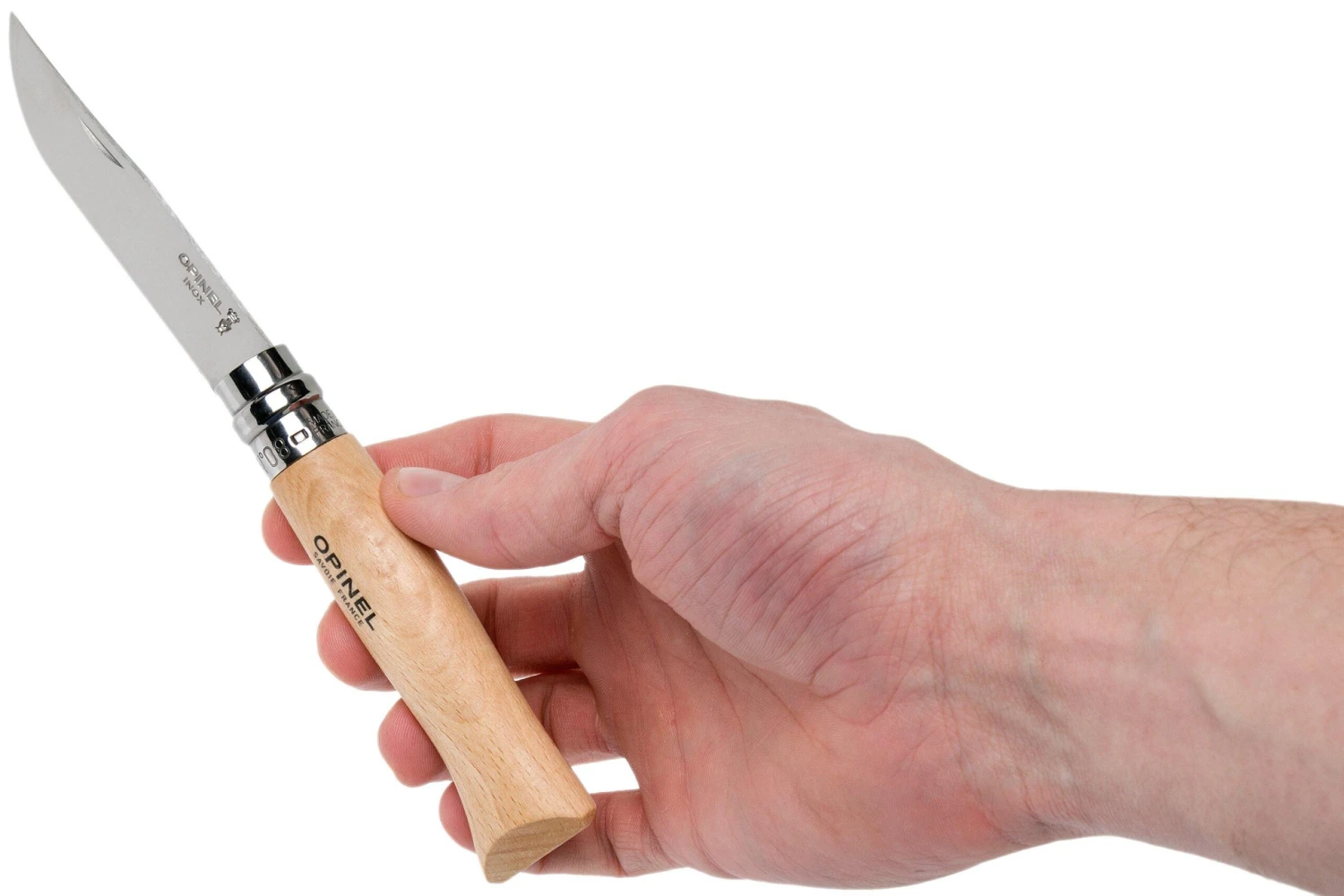 Opinel No. 08RV, Couteau De Poche, Acier Inoxydable, Lame 8,5 Cm 8 Opinel No. 08RV, Couteau De Poche, Acier Inoxydable, Lame 8,5 Cm – Image 8