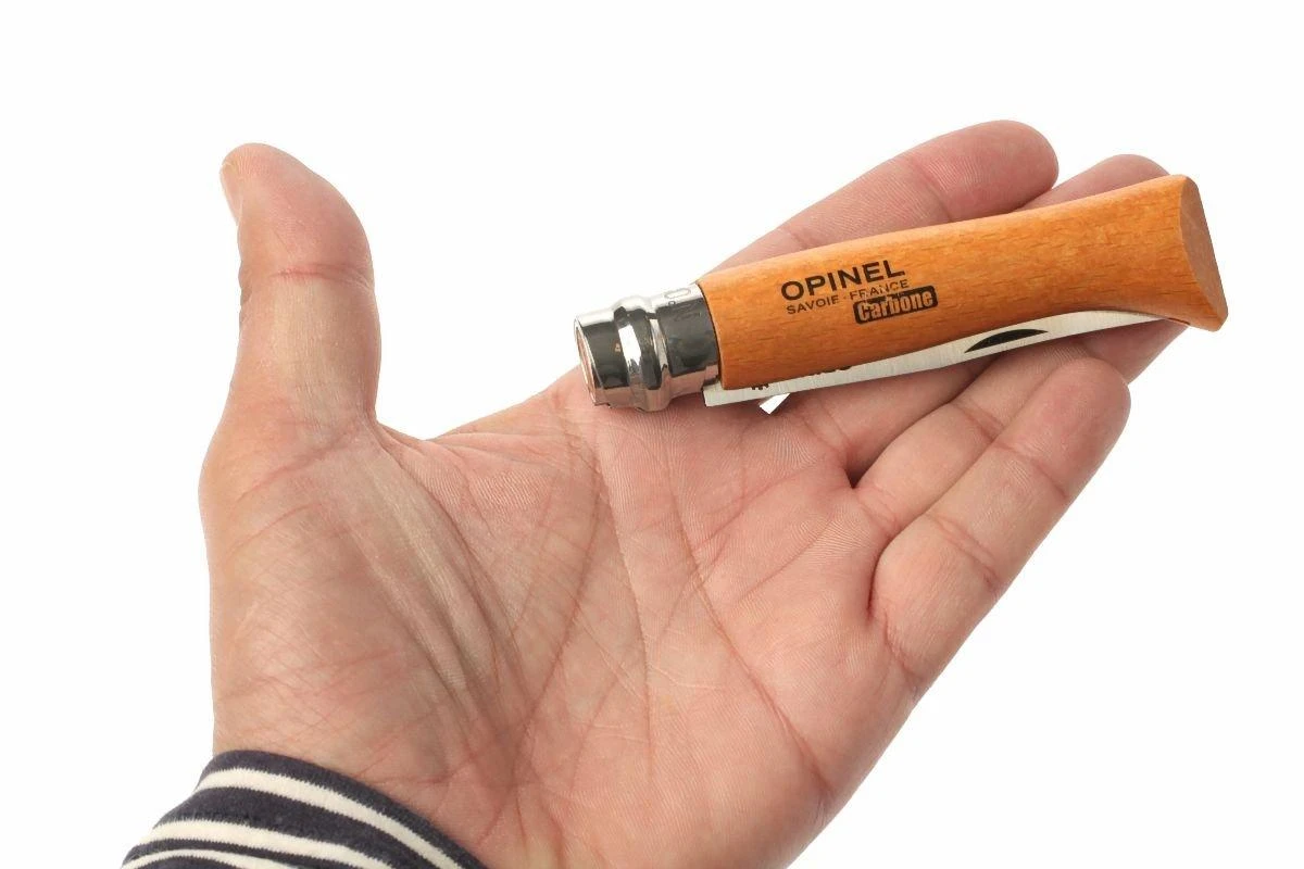 Opinel No. 08, Couteau De Poche, Acier De Carbone, Lame 8,5 Cm 4 Opinel No. 08, Couteau De Poche, Acier De Carbone, Lame 8,5 Cm – Image 4