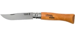 Opinel No. 09, Couteau De Poche, Acier De Carbone, Lame 9 Cm