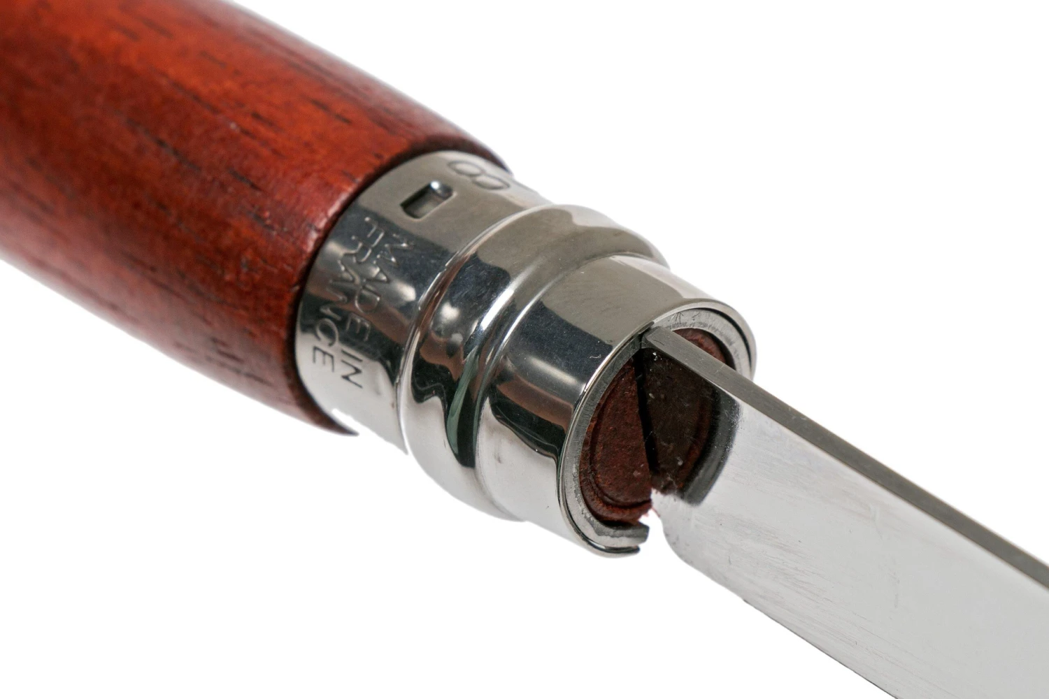 Opinel Couteau De Poche No. 8 Gamme De Luxe, Inox, Padouk 6 Opinel Couteau De Poche No. 8 Gamme De Luxe, Inox, Padouk – Image 6