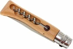 Opinel NO. 10 Couteau De Poche Avec Un Tire-bouchon -Promos Opinel Lame Boutique OPT001410 04 opinel no 10 kurkentrekker opt001410 d4