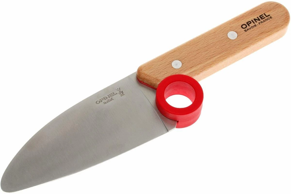Opinel Couteau De Cuisine Et Protège-doigt 'Le Petit Chef' 1 Opinel Couteau De Cuisine Et Protège-doigt 'Le Petit Chef'