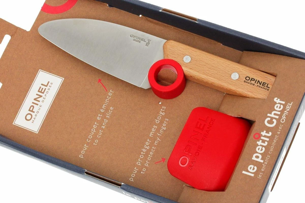 Opinel Couteau De Cuisine Et Protège-doigt 'Le Petit Chef' 6 Opinel Couteau De Cuisine Et Protège-doigt 'Le Petit Chef' – Image 6